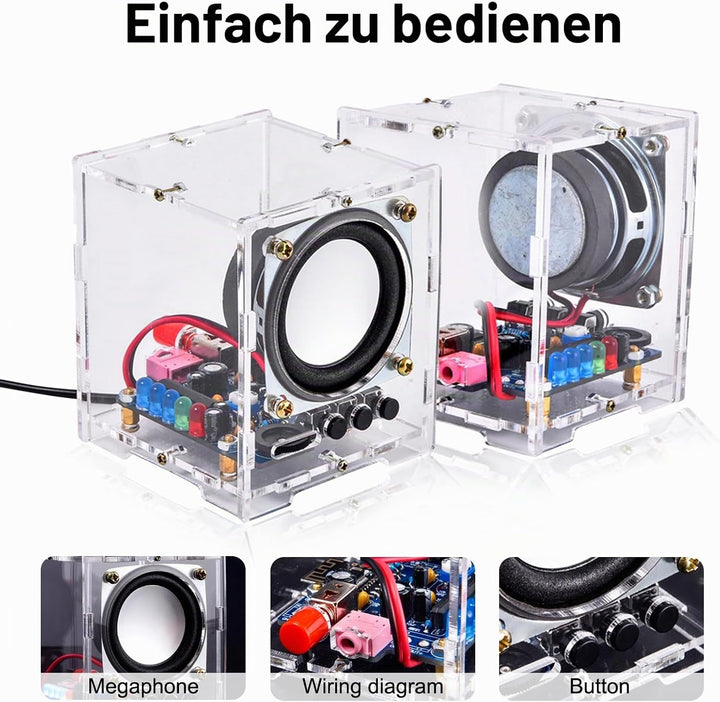 Heemol Mini Audio-Verstärker Production löt Bausatz Kit DIY Small Speaker Parts Small Power Amplifie