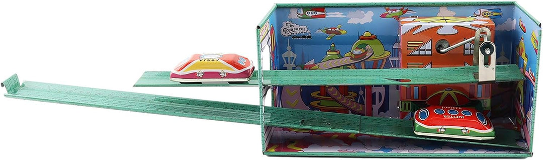 Freak Scene Space Blechspielzeug - Sky City - Raumschiffbahn - Retro Blechspielzeug