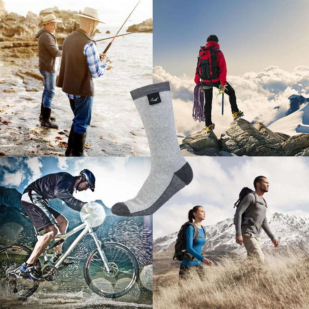 OTTERSHELL Wasserdichte Socken Damen und Herrn. Geeignet für Outdoor-Aktivitäten wie Golf, Radfahren