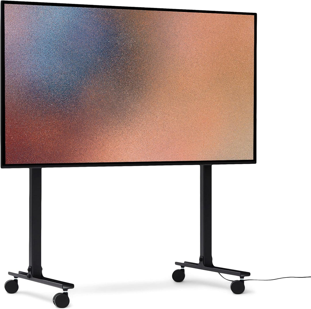 Pedestal Straight Rollin’ TV Schrank | TV Ständer mit Rollen | TV Lowboard Schwenkbar | Fernsehtisch