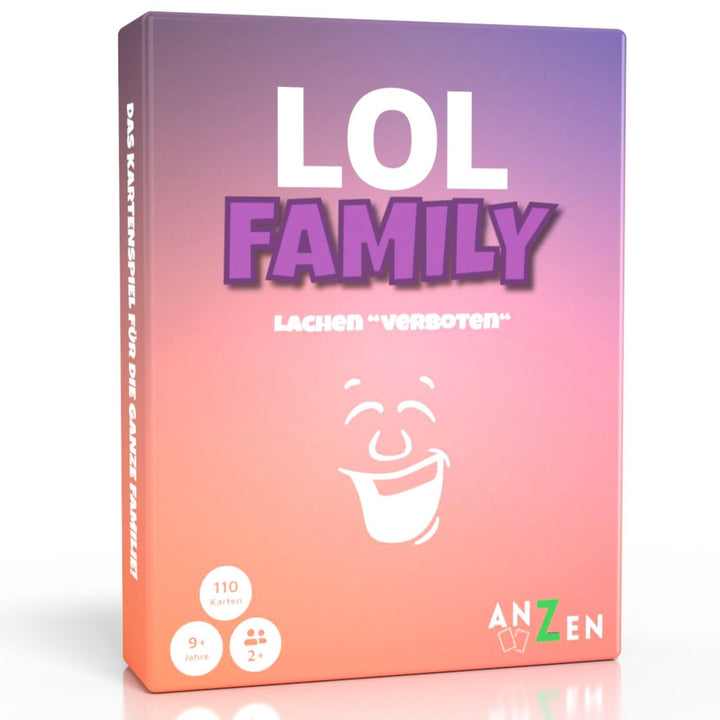 LOL FAMILY – Lachen verboten | lustiges Kartenspiel ab 8-10 Jahre-n | Geschenk-e für Mädchen & Junge