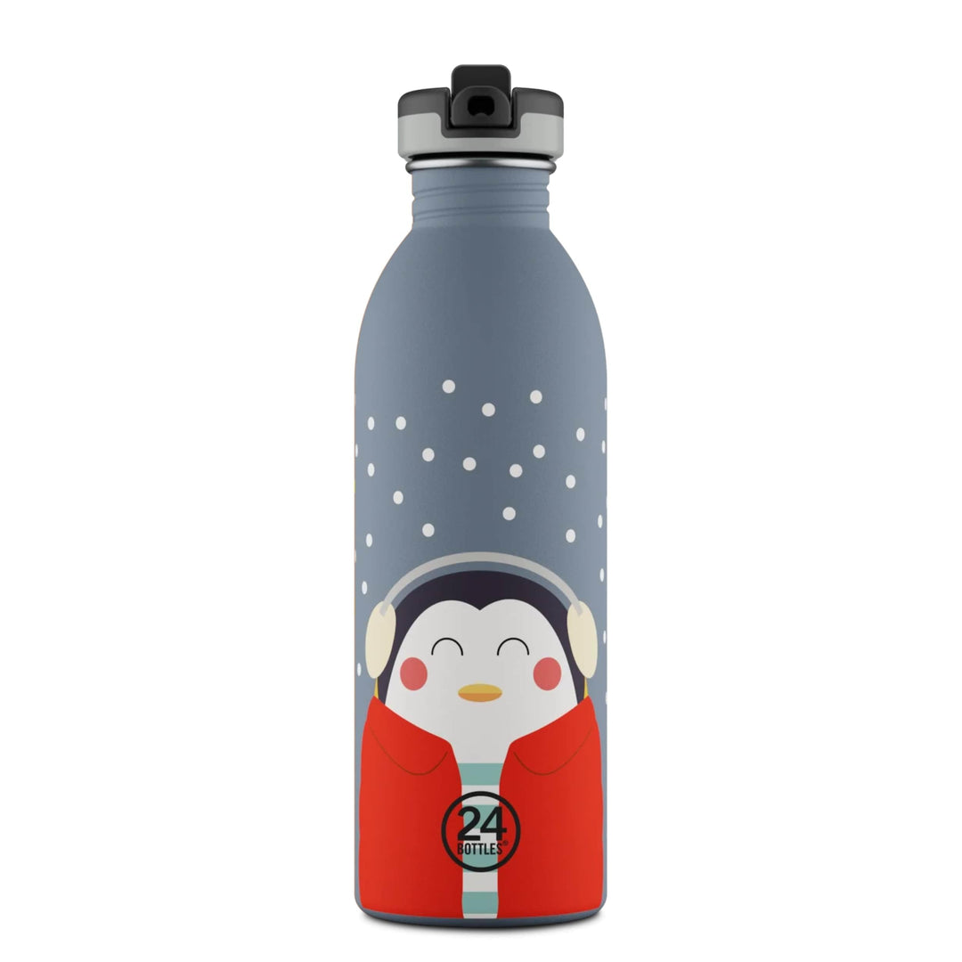 24BOTTLES Kids - Trinkflasche Kinder mit Strohhalm 500 ml, Trinkflasche Edelstahl 100% Hermetisch fü