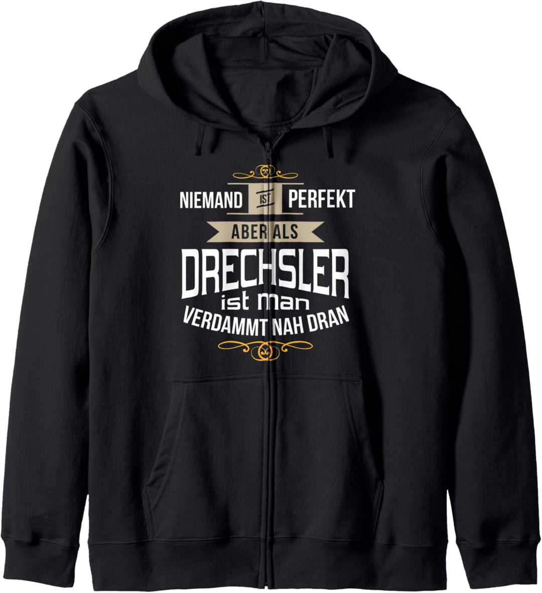 Lustiges Drechsler Design Kapuzenjacke