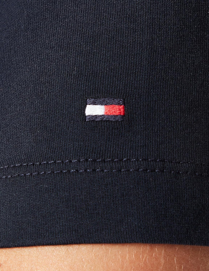 Tommy Hilfiger Herren T-Shirt Kurzarm New York Flag Rundhalsausschnitt M Blau (Desert Sky), M Blau (