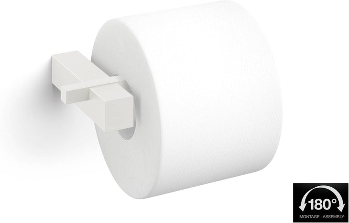 Zack Carvo White Stainless Steel Toilet Roll Holder 40810