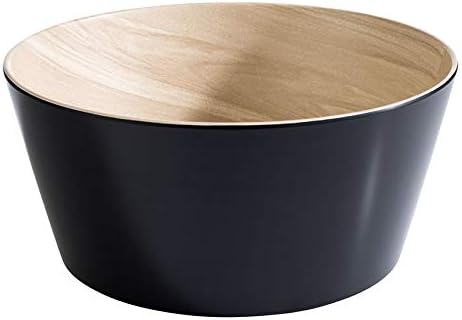 APS Schale „Frida“, Bowl, Melamin Schale, Ø 22 cm, 10,5 cm Höhe, beige/schwarz, für 2,2 Liter Inhalt