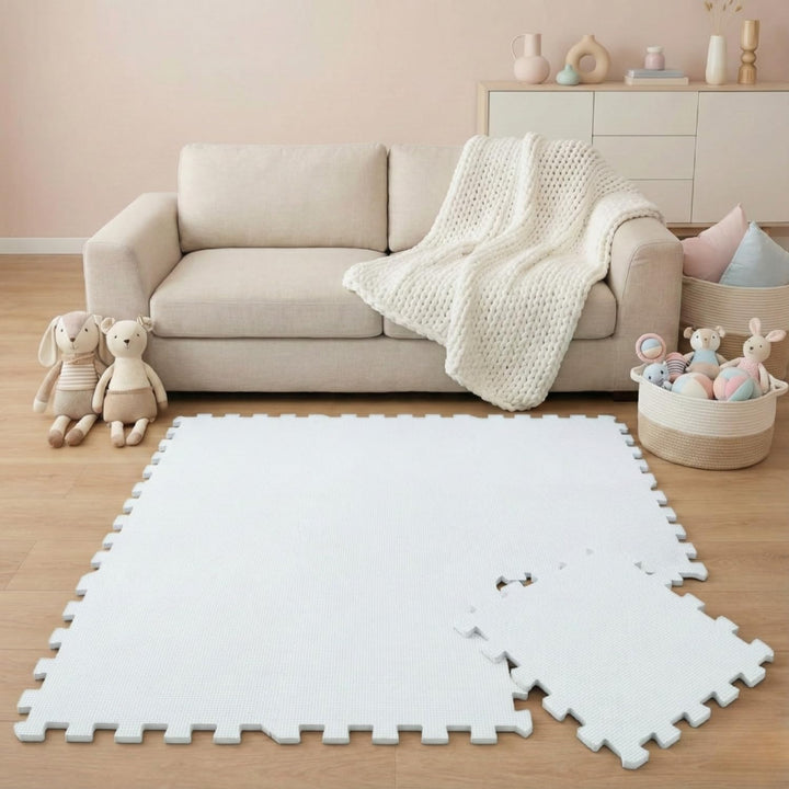 LittleTom 9 Teile Spielmatte Baby Puzzlematte ab Null - 30x30 Krabbelmatte Baby - Spielmatte Kinder