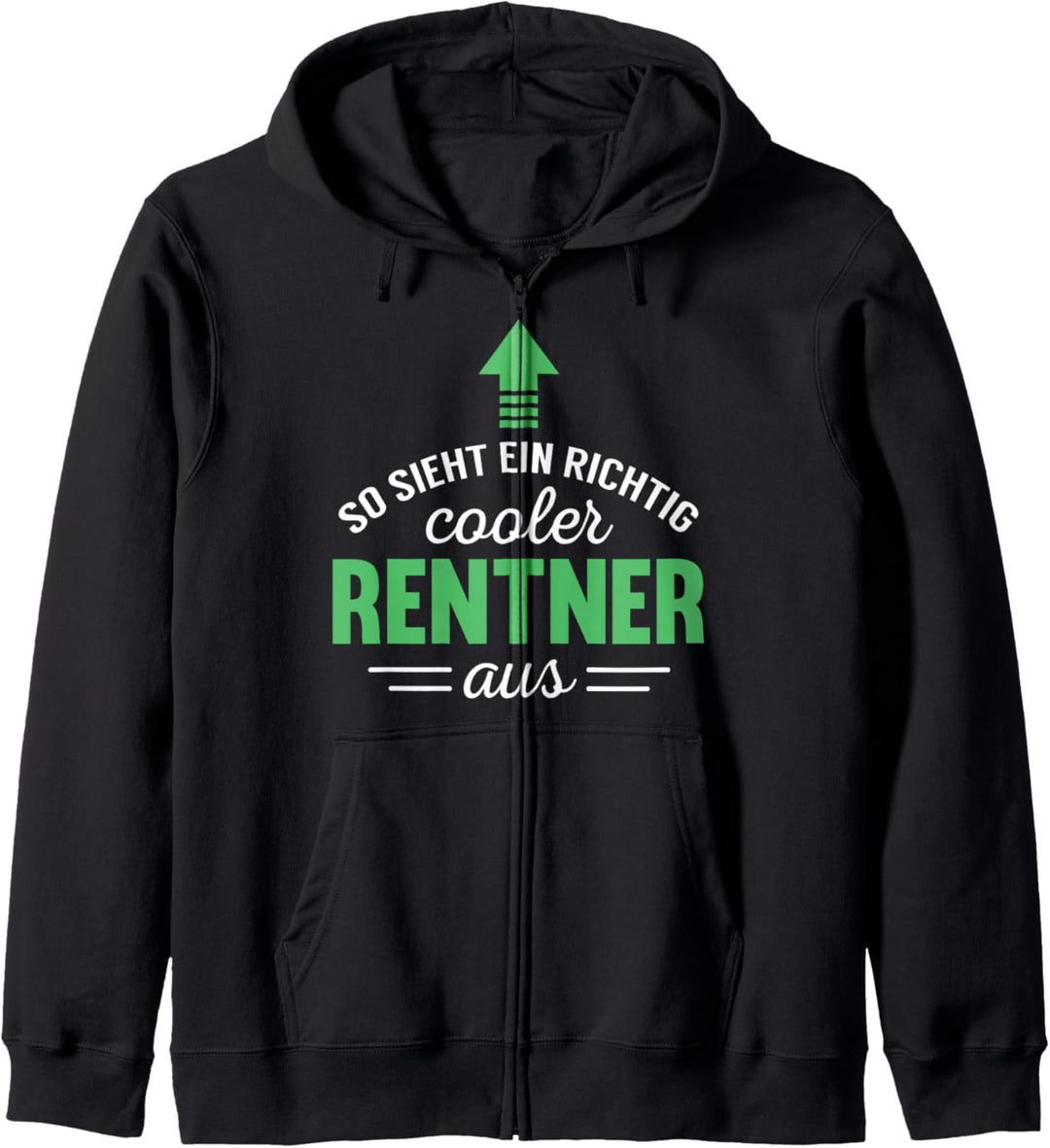 Lustiges Cooler Rentner Ruhestand Rente Pension Geschenk Kapuzenjacke