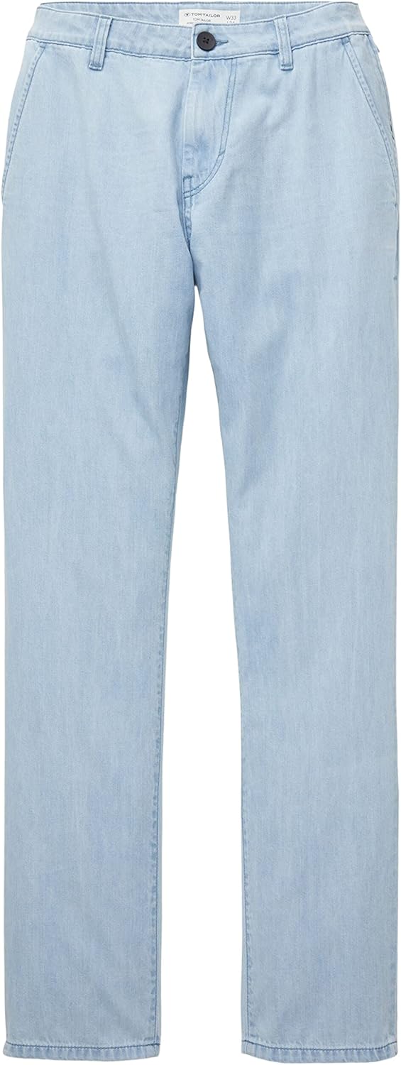 TOM TAILOR Herren Josh Regular Slim Jeans 34W / 34L 10112 - Clean Light Stone Blue Denim, 34W / 34L