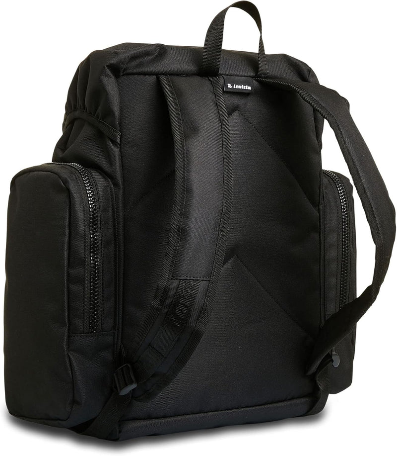 Invicta Rucksack aus nachhaltigem Stoff, Praktisch & Unisex, mit Laptopfach bis 14&