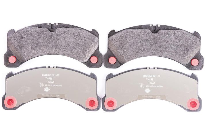 HELLA PAGID 8DB 355 021-191 Bremsbelagsatz - T2342 - Dicke/Stärke: 17.4mm - Bremssystem: Brembo - fü