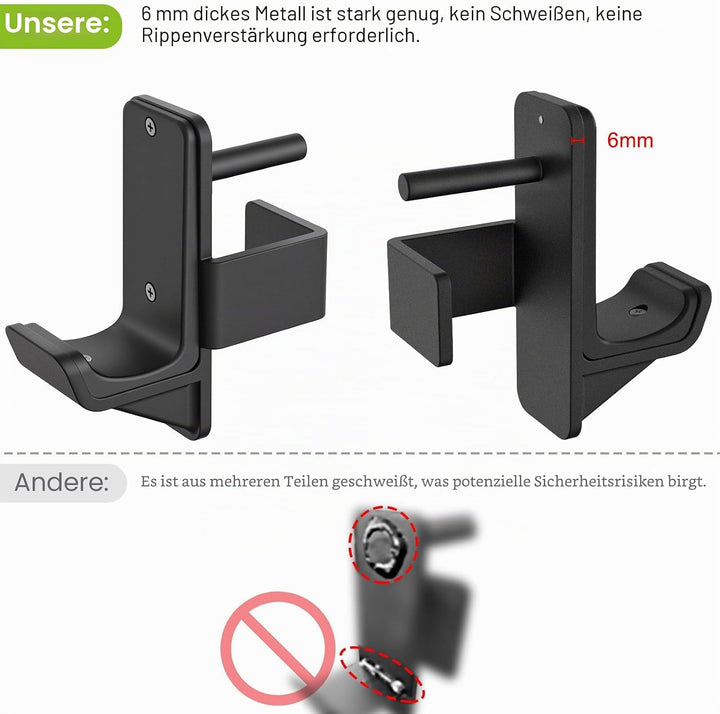 Kipika Sicherheits-Spotter-Arme für 5,1 x 5,1 cm und 7,6 x 7,6 cm Power-Racks mit 1,6 cm und 2,5 cm