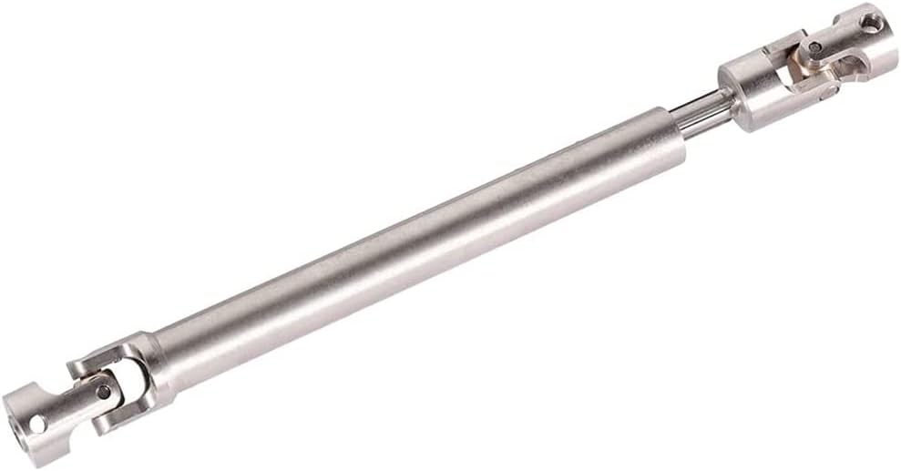 2 Stück Universal-Edelstahl-Mittelantriebswelle Dogbone 110 mm-155 mm, Upgrade passend für Tamiay RC