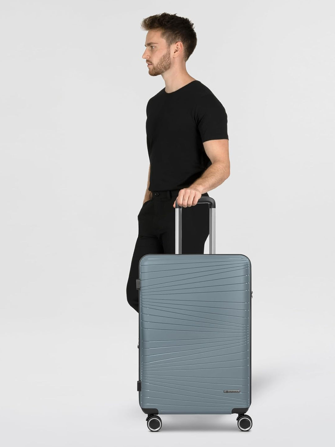 Franky Dallas 3.0 Hartschalen-Koffer gross | Reisekoffer - Trolley ausgestattet mit 4 Rollen, einem