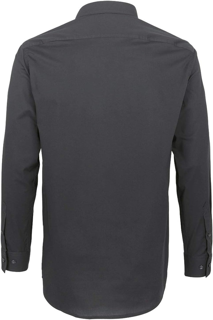 HAKRO Hemd MIKRALINAR® Comfort M Anthrazit, M Anthrazit
