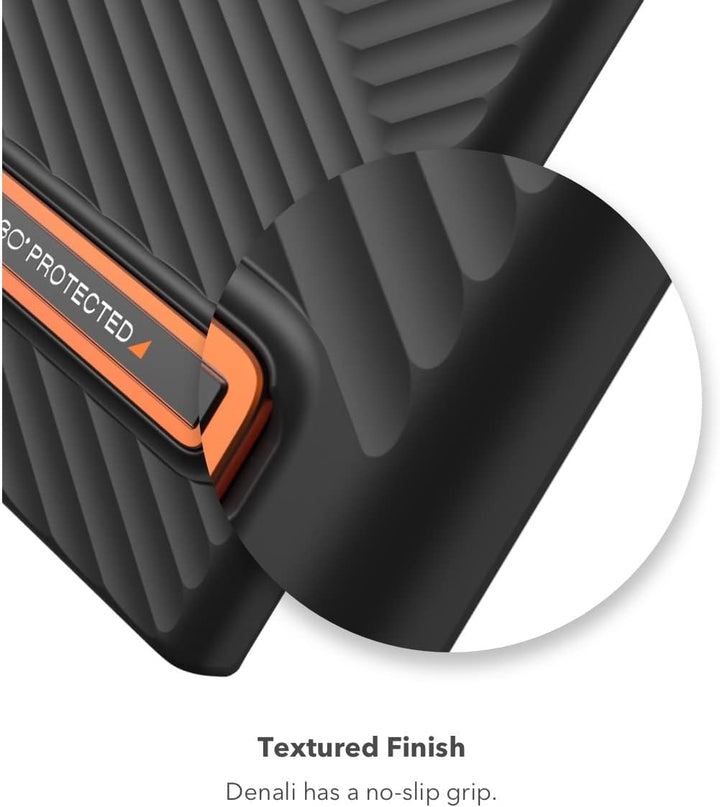 Gear4 ZAGG Denali Snap Strukturierte iPhone-Hülle, D30 Fallschutz für bis zu 5 m, verstärkte Rückpla