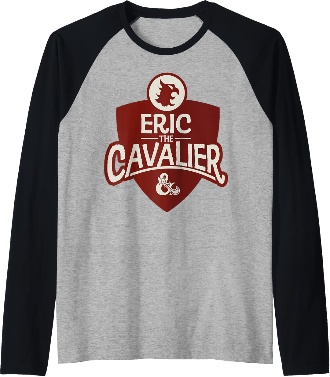 Dungeons &amp; Dragons Eric The Cavalier Logo Raglan