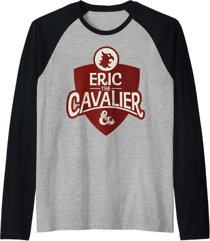 Dungeons &amp; Dragons Eric The Cavalier Logo Raglan