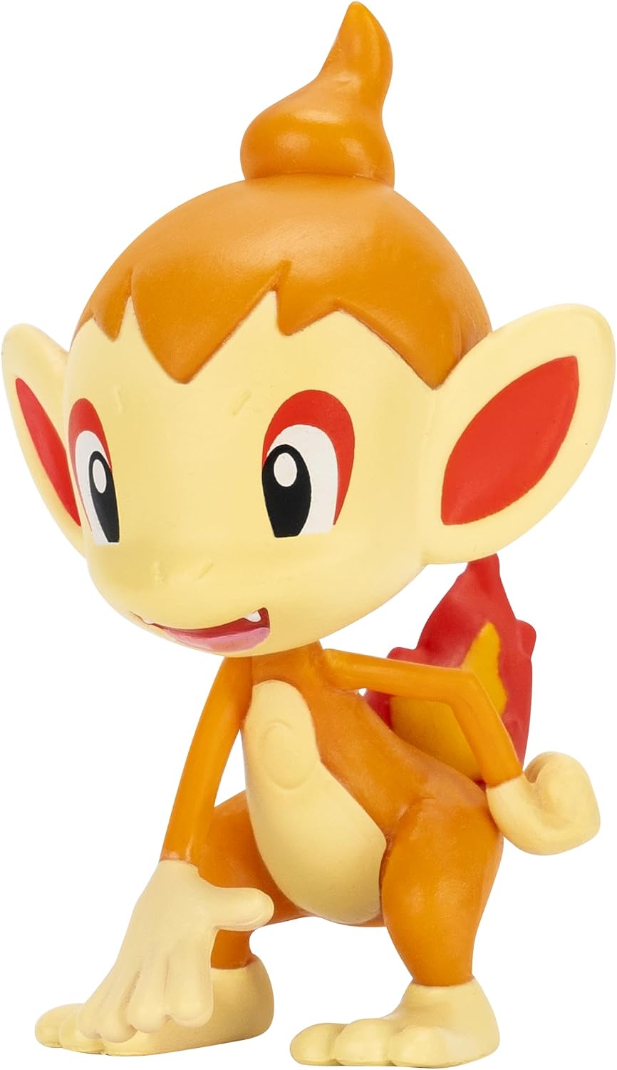 Pokémon PKW4168 - Panflam Clip ‘N’ Go Gürtel-Set - Panflam Battle Figur mit Flottball, Hyperball und