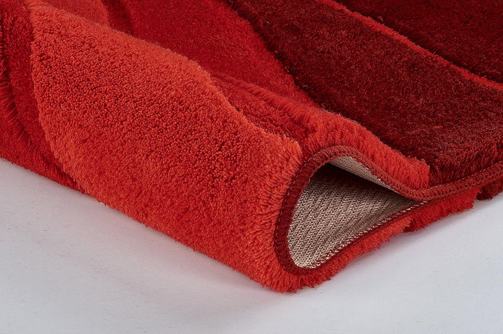 Meusch WC-Vorleger Ocean rot 55 x 50 cm 55 x 50 cm Granat, 55 x 50 cm Granat