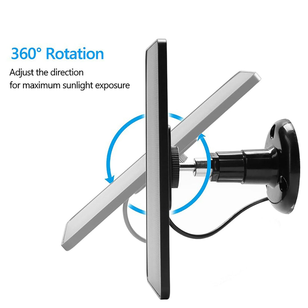 Solarpanel für Kamera 4W 5V w/ 360° verstellbare Halterung kompatibel mit Arlo Pro 4/Ultra 2/Pro 3/U