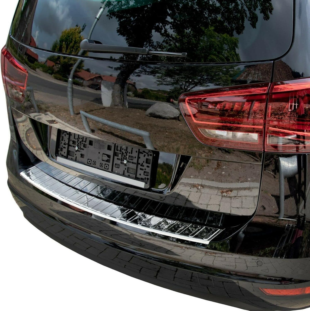 Ladekantenschutz Edelstahl CHROM kompatibel für VW SHARAN II, SEAT ALHAMBRA II ab 2010 | premium Qua