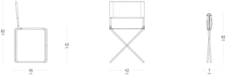 Lafuma Mobilier CNO kompakter Klappstuhl, Aluminium, Océan II, Normal, Océan Ii