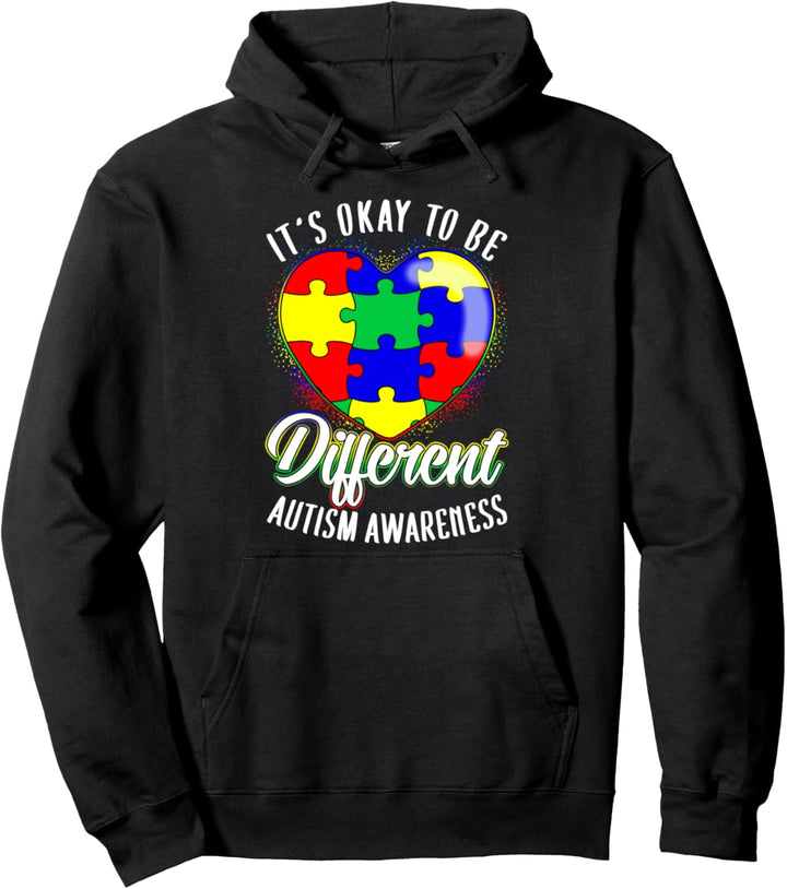 It's OK To Be Different Autism Awareness Pullover Hoodie
