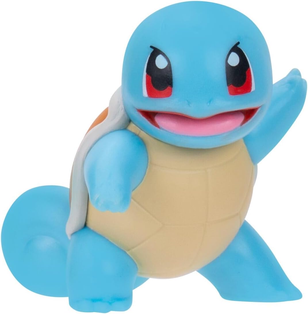 Pokémon PKW2283 - Battle Pack Flamme &amp; Wasser Glurak und Schiggy | 11,5 cm Glurak und 5 cm Schiggy B
