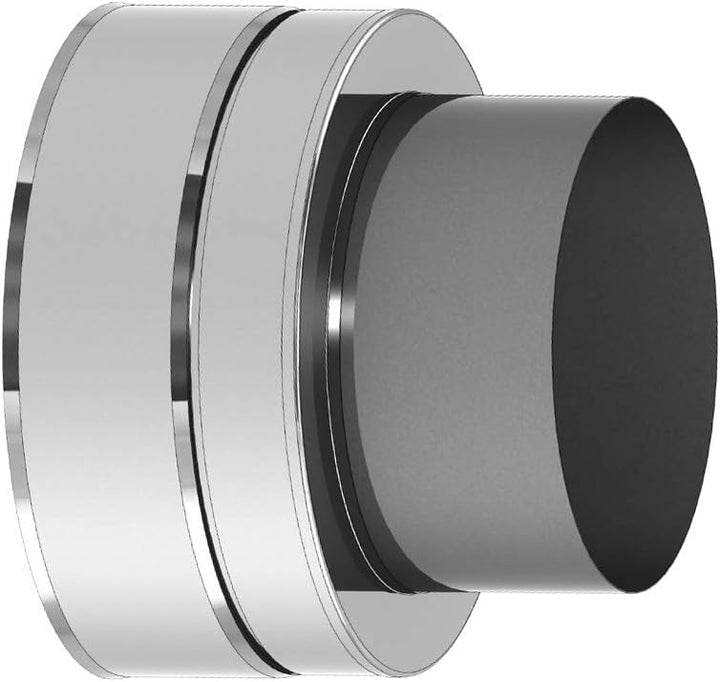 Edelstahl-Schornstein Ø 150mm Bausatz 5,2m Kamin doppelwandig 25mm Isolierung 0,5mm Wandstärke wirks