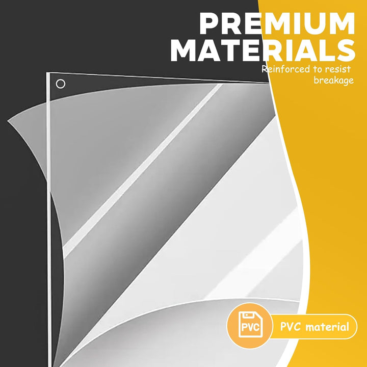 Haustierkäfig-Einlage,12 Stück Transparente Haustierkäfig Einlage PVC Haustierkäfigeinlage 35.6x11.5