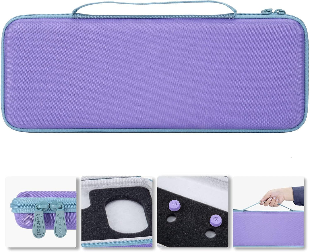 Aenllosi Hart Tragen Tasche Hülle für Logitech POP ICON Combo/Pop Keys Mechanische kabellose Tastatu
