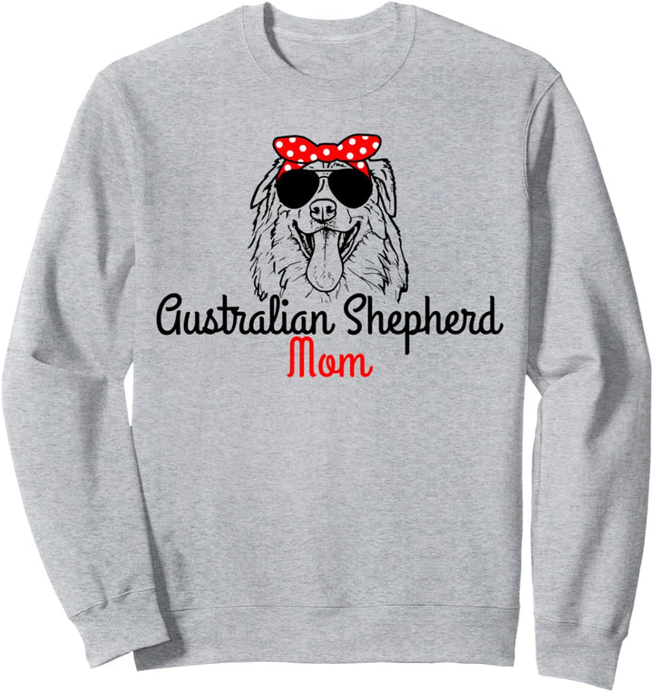 Australian Shepherd Mom Vintage Sonnenbrille lustig niedlicher Hund Sweatshirt