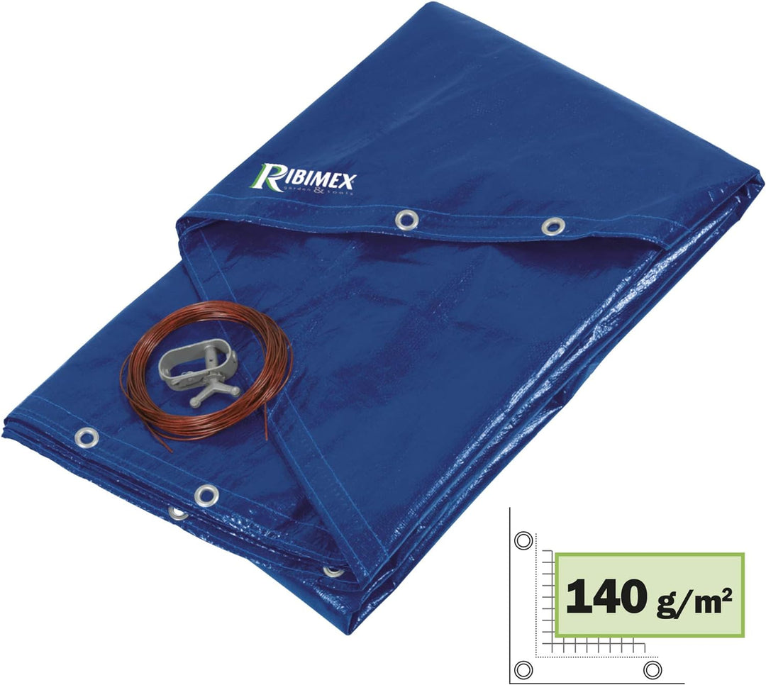 Abdeckplane für Rundbecken 6,20 m. 40x40x40 cm, 40x40x40 cm