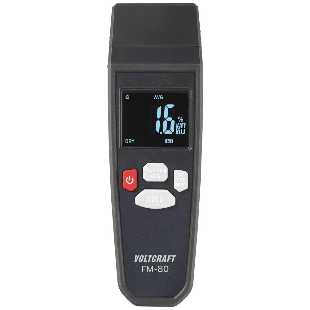 VOLTCRAFT FM-80 Materialfeuchtemessgerät Messbereich Baufeuchtigkeit (Bereich) 0.20 bis 2.0% Messber