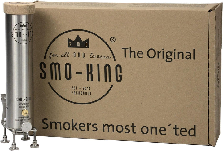 Smo-King Kaltrauchgenerator Grill-SMO 0,65 Liter mit 230 Volt Membranpumpe Starter-Set