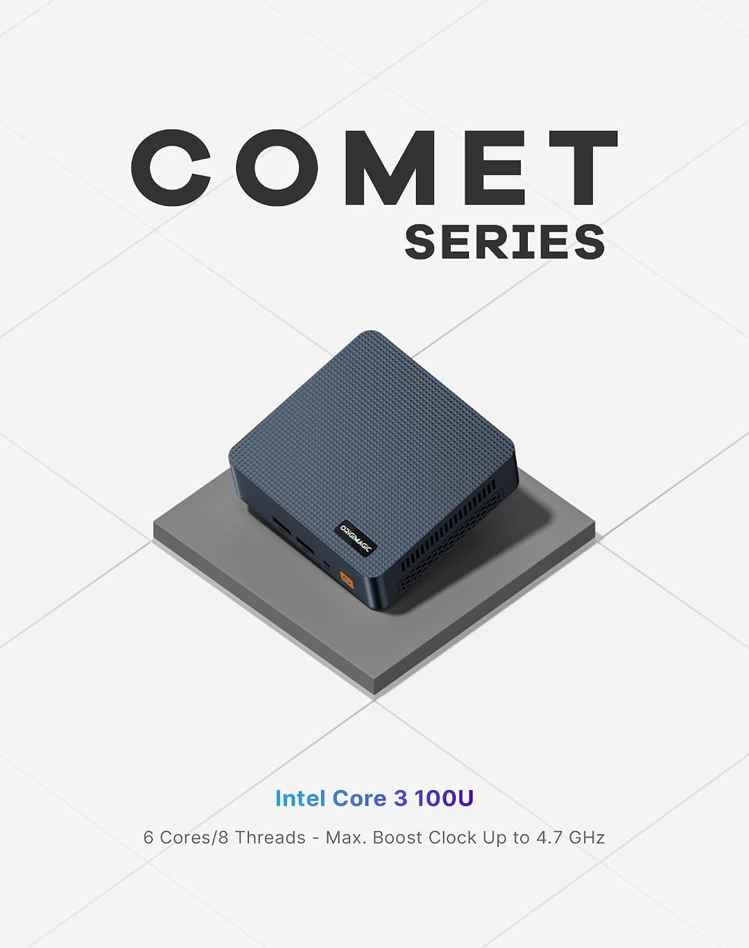 Mini PC C7 Intel Core 3 100U Plug and Play 16 GB 512 GB Windows 11 100U 16+512GB, 100U 16+512GB