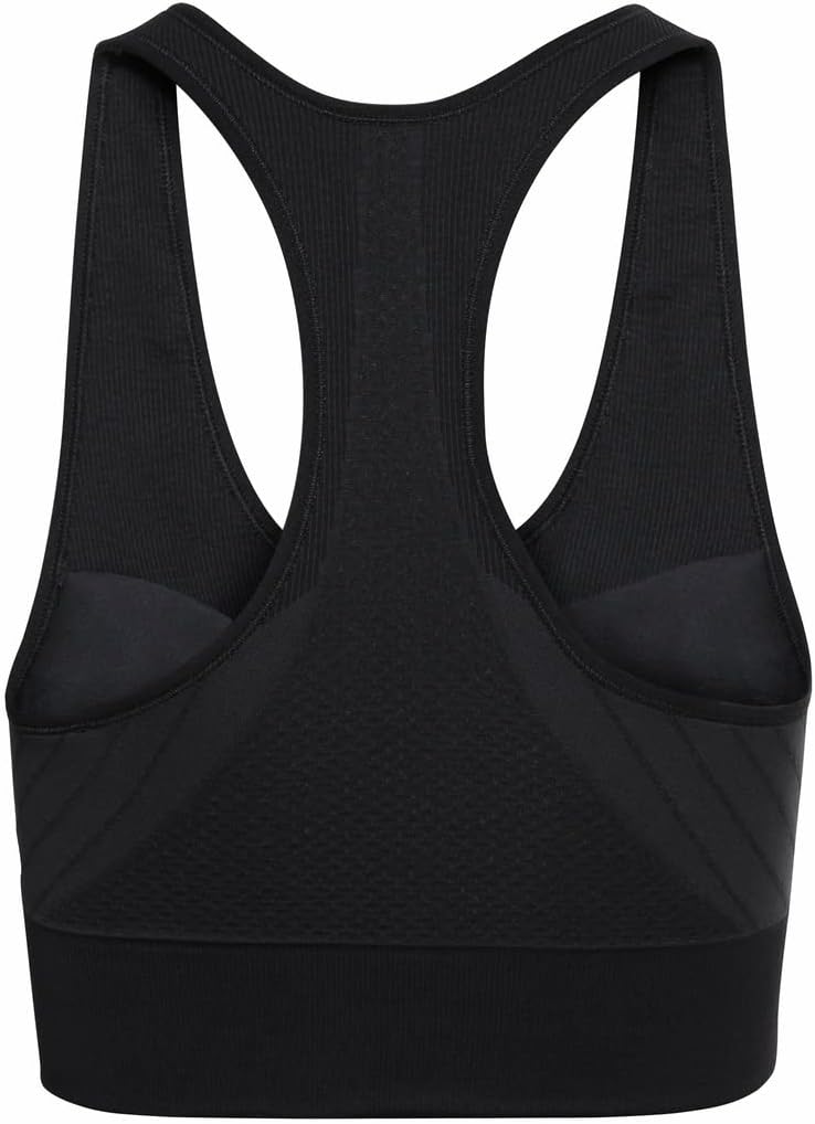 Odlo Damen Seamless Medium Support_131431 Sport BH (1er Pack), XS Schwarz