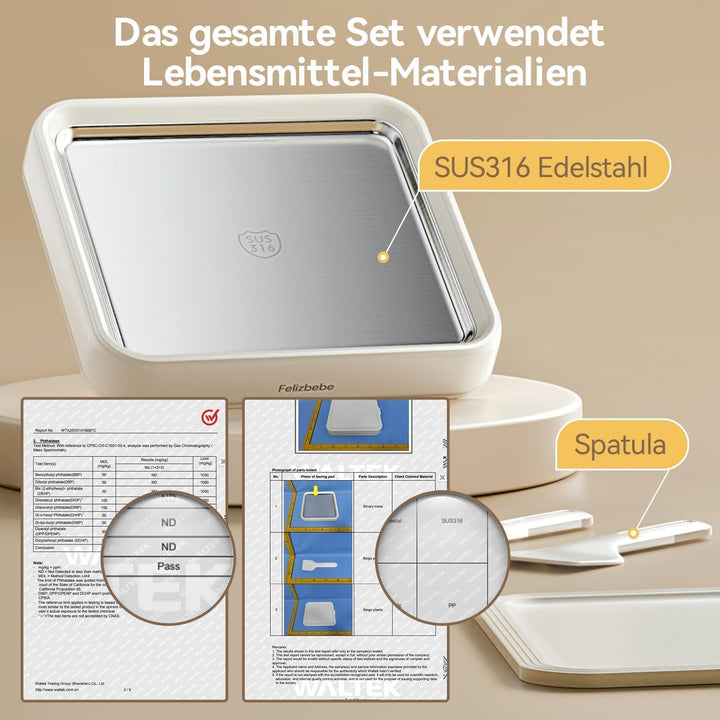 Eisplatte Eis Rolls, SUS316 Lebensmittelqualität, Ice Rolls Maschine Inklusive Deckel & 2 Spatel, DI