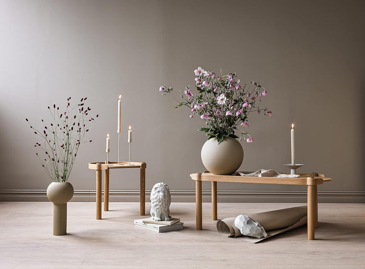 Cooee Design Candle Sand, HI-057-01-SA, Ø : 14, H: 9,5 cm