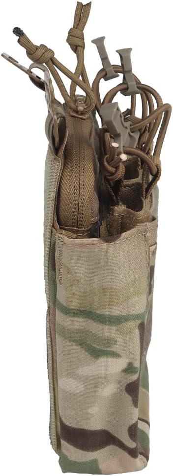 G-Hook DOPE Front Flap Double Stack Abdominal Fanny Pack Dreifache Magazintasche für Tactical Chest