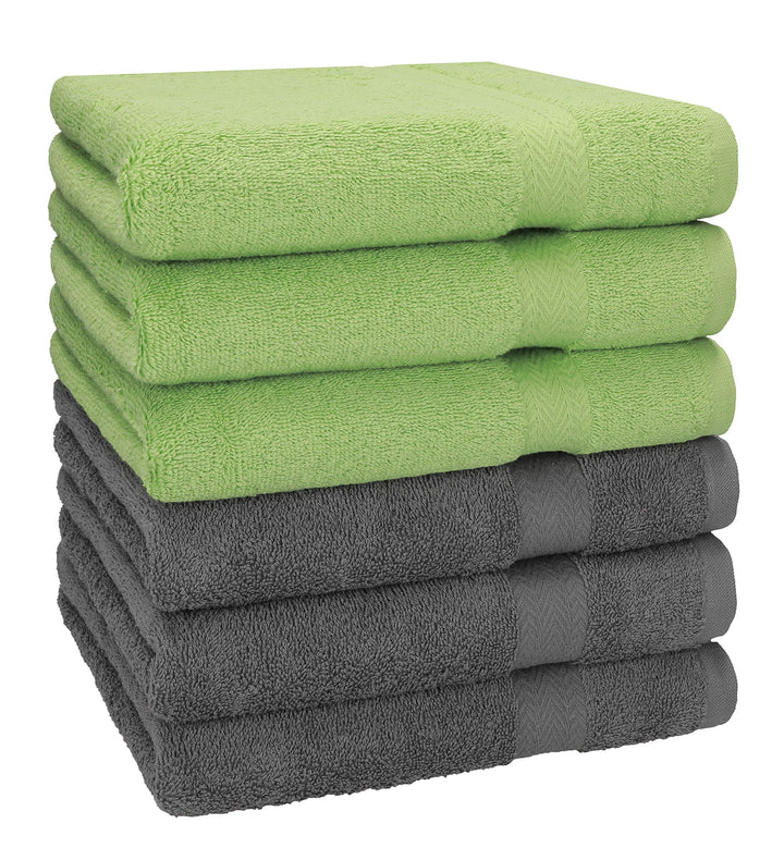 Betz Handtuch 6er Pack Handtücher Set Premium Grösse 50x100 cm 100% Baumwolle - gut trocknend, Gute