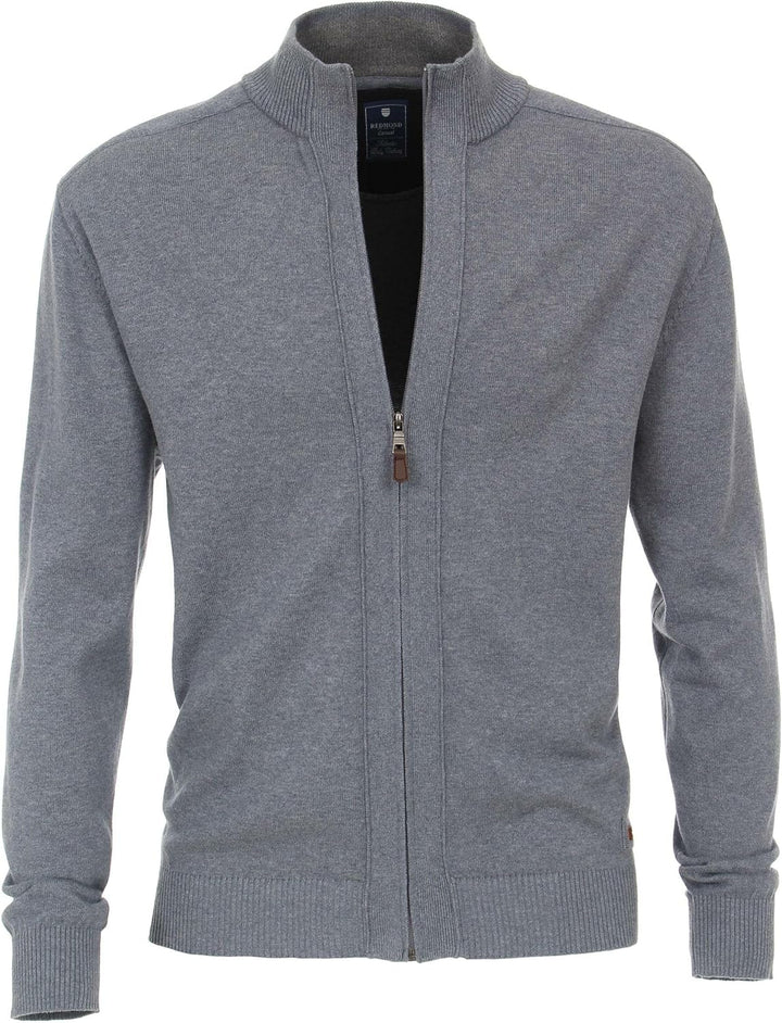 Redmond Strickjacke Uni XXL 12 Blau, XXL 12 Blau