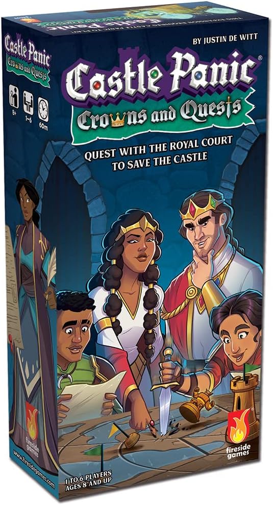 Fireside Games | Castle Panic Crowns and Quests Erweiterung | Brettspiel | ab 8 Jahren | 1-6 Spieler