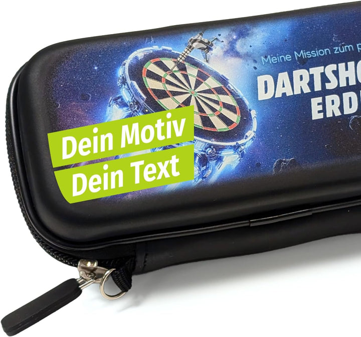 Personalisierte Dart Tasche mit Bild, Namen, Text – Dart Case Bedrucken mit Foto, Text, Logo Dartspi