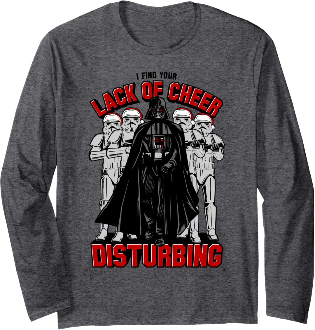 Star Wars Darth Vader Lack Of Cheer Is Disturbing Langarmshirt
