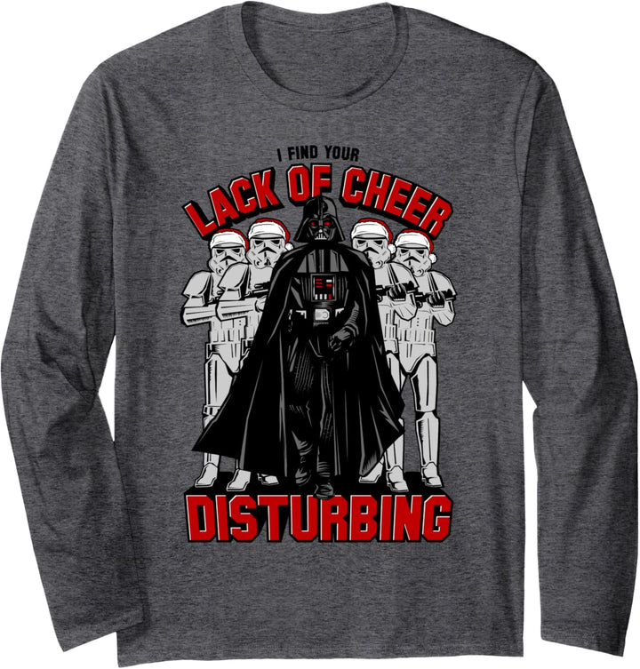 Star Wars Darth Vader Lack Of Cheer Is Disturbing Langarmshirt