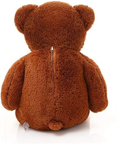 Plüschtier Teddybär Gross XXL - Braun Stofftier Kuscheltier Bär 80 cm Gross - zum Kuscheln und Spiel
