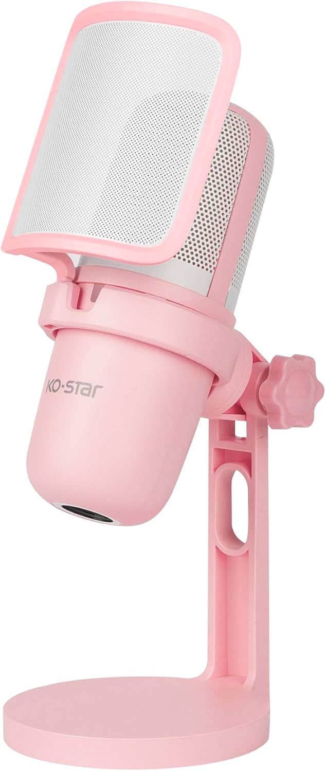 KO-Star M-630S USB Gaming Mikrofon RGB – Nierencharakteristik, Touch-Stummschaltung, Plug & Play, Me