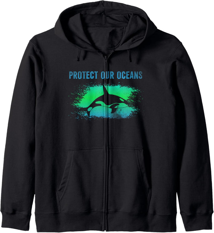 Protect our Oceans Gift Orca Men Women Kids - Killer Whale Kapuzenjacke